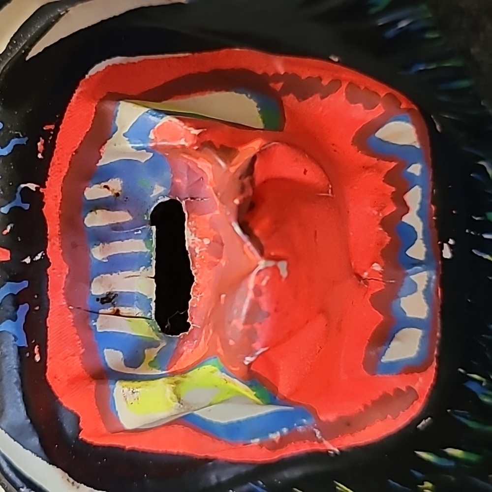 Vintage Cat Halloween Mask - Picture 2 of 7